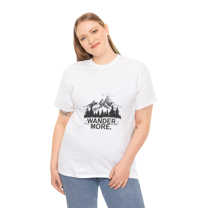 Wander More Outdoor Adventure T-Shirt – Unisex Hiking & Exploration Tee