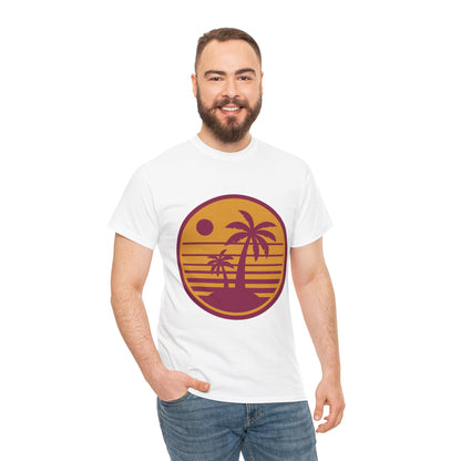 Tropic Like It’s Hot Retro Beach Tee – Unisex 80s Summer Vibes T-Shirt
