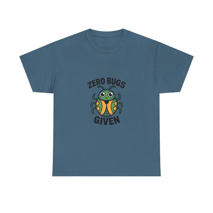 Zero Bugs Given Funny Coding T-Shirt – Unisex Developer Humor Tee