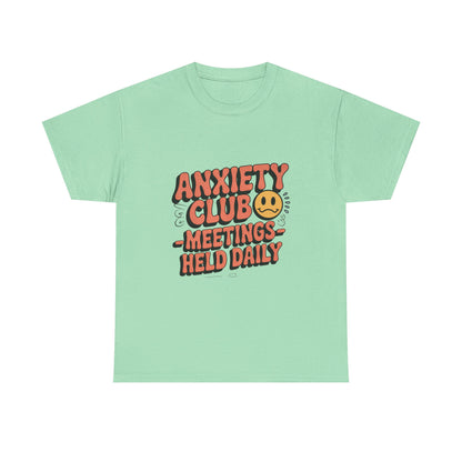 Anxiety Club Mindfulness & Mental Health Tee – Women’s Supportive Yoga Shirt