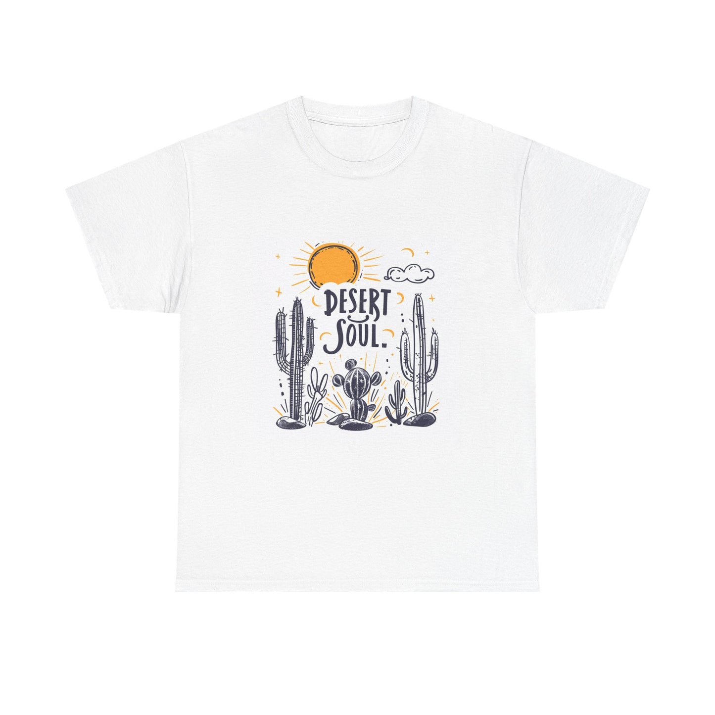 Desert Soul Unisex Nature Tee – Hiking & Camping in the Wild Desert Graphic Shirt