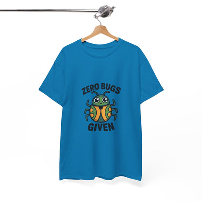 Zero Bugs Given Funny Coding T-Shirt – Unisex Developer Humor Tee