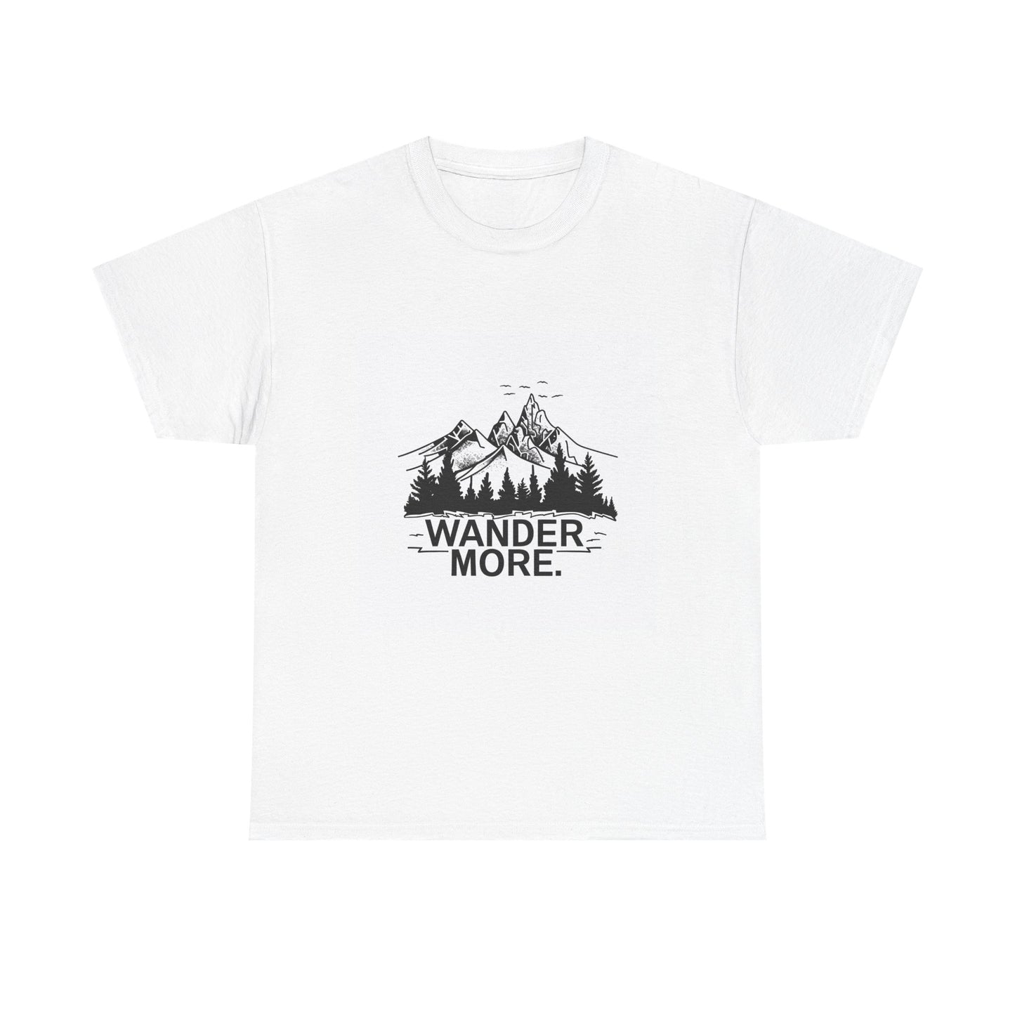 Wander More Outdoor Adventure T-Shirt – Unisex Hiking & Exploration Tee