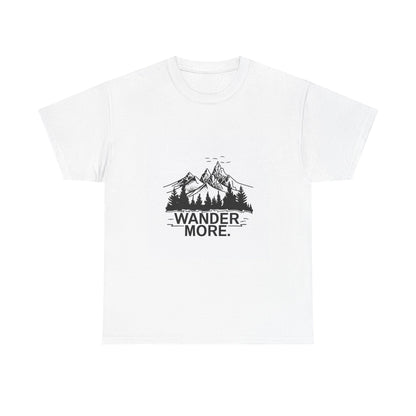 Wander More Outdoor Adventure T-Shirt – Unisex Hiking & Exploration Tee