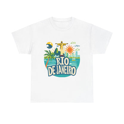 Welcome to Rio Unisex Brazil City T-Shirt – Tropical Travel Graphic Tee