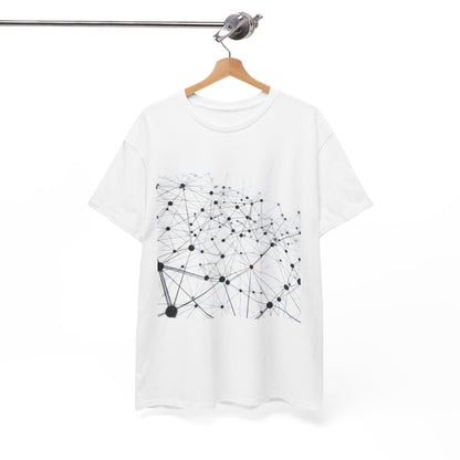 Quantum Mesh Unisex Techie T-Shirt – Futuristic Coding Graphic Tee