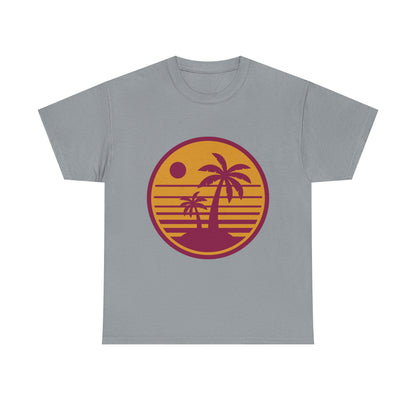 Tropic Like It’s Hot Retro Beach Tee – Unisex 80s Summer Vibes T-Shirt