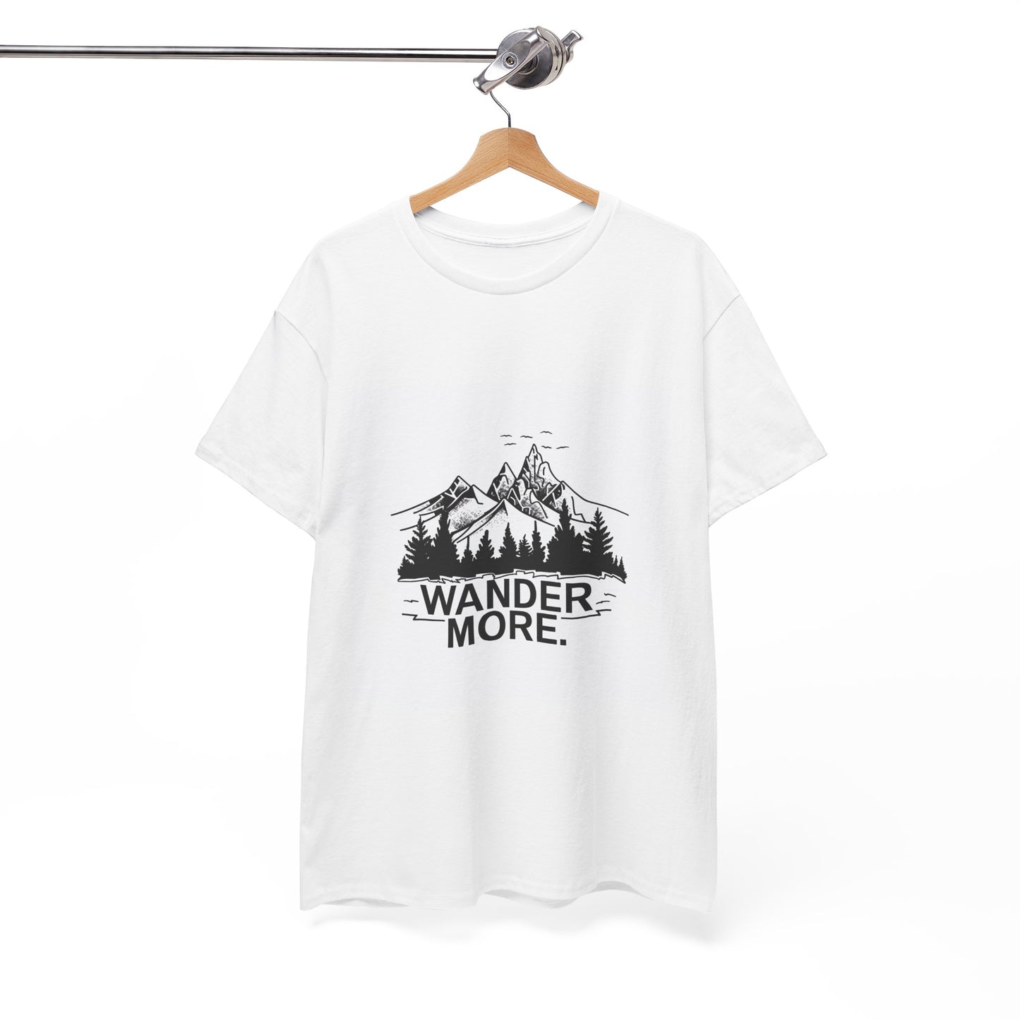 Wander More Outdoor Adventure T-Shirt – Unisex Hiking & Exploration Tee