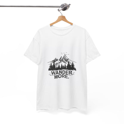 Wander More Outdoor Adventure T-Shirt – Unisex Hiking & Exploration Tee