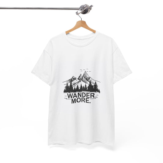 Wander More Outdoor Adventure T-Shirt – Unisex Hiking & Exploration Tee