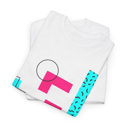 Bricks Falling Unisex 80s Gamer Tee – Retro Block Puzzle Graphic T-Shirt
