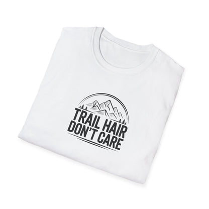 Trail Hair Don’t Care – Funny Hiking T-Shirt for Women