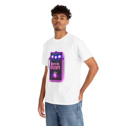Born to Distort Rock Guitar T-Shirt – Unisex Musician Distortion Vibes Tee