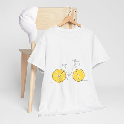 Lemonade, Locks & Pedal Power Women's Summer Vacation Tee – Relaxed Beach Style Shirt