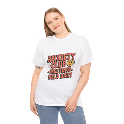 Anxiety Club Mindfulness & Mental Health Tee – Women’s Supportive Yoga Shirt