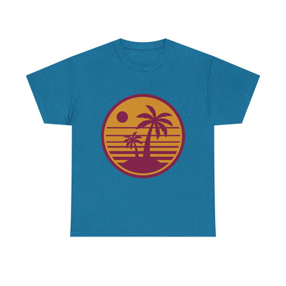 Tropic Like It’s Hot Retro Beach Tee – Unisex 80s Summer Vibes T-Shirt