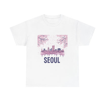 Seoul Scenes Unisex City Travel Tee – Korea Adventure Graphic Shirt