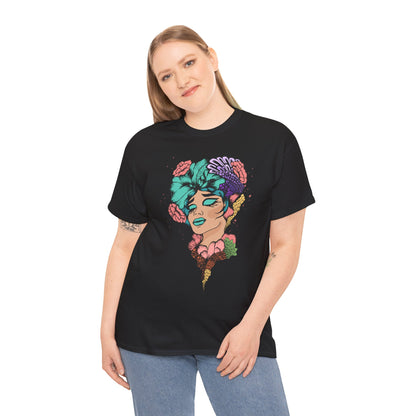Floral Hair, Don’t Care Women's Summer Vacation Tee – Beach Lifestyle Graphic Shirt