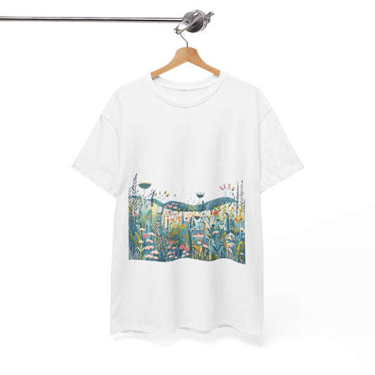 Wander Where the Wildflowers Are T-Shirt – Unisex Hiking & Nature Lover Tee