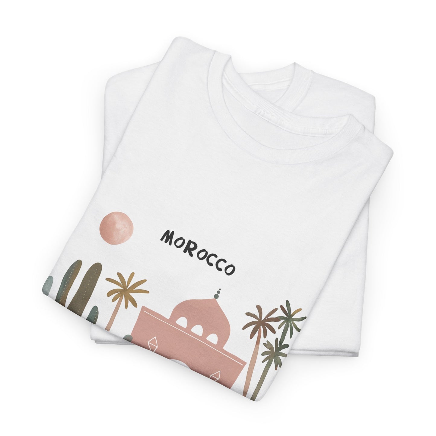Desert Days Morocco Unisex Travel Tee – City & Sahara Adventure Shirt