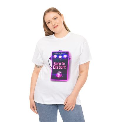 Born to Distort Rock Guitar T-Shirt – Unisex Musician Distortion Vibes Tee