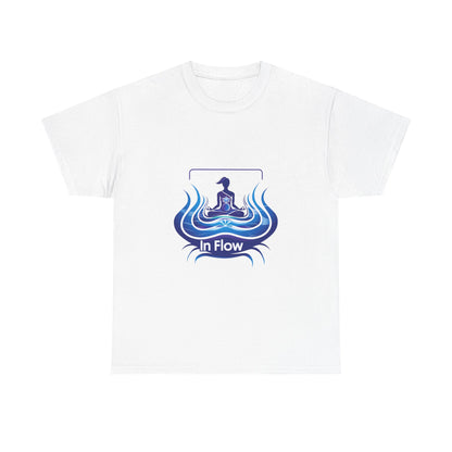 In Flow Mindfulness & Yoga Tee for Women – Peaceful Lifestyle Graphic T-Shirt
