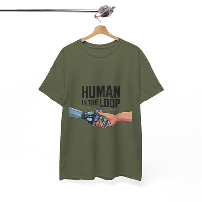 Human in the Loop Unisex AI & Tech T-Shirt – Machine Learning Developer Tee