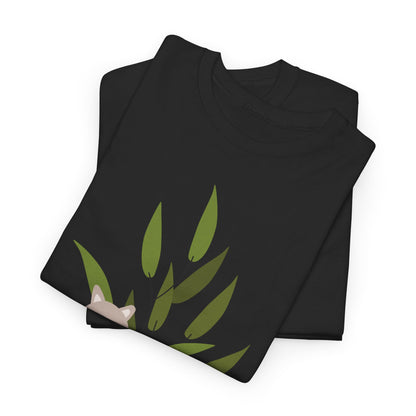 Purrfectly Planted Funny Cat & Plants T-Shirt – Unisex Cat Parent Tee