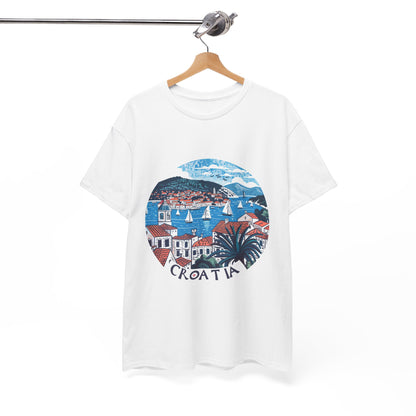 Sail Croatia Unisex Travel T-Shirt – Adriatic Coastal Graphic Tee
