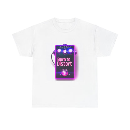Born to Distort Rock Guitar T-Shirt – Unisex Musician Distortion Vibes Tee
