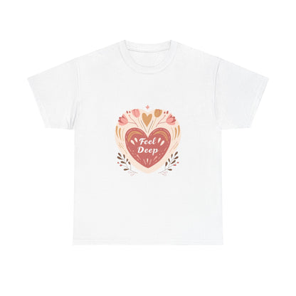 Feel Deep Mindfulness & Emotional Wellness T-Shirt for Women – Yoga Inspired Tee