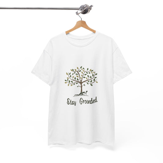 Stay Grounded Mindfulness & Yoga Tee – Women's Holistic Wellness T-Shirt