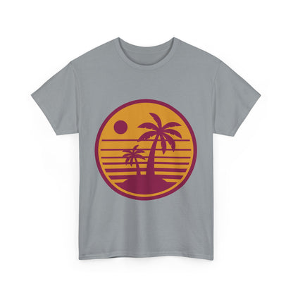 Tropic Like It’s Hot Retro Beach Tee – Unisex 80s Summer Vibes T-Shirt
