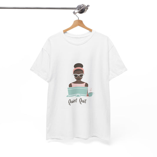 Quiet Quit Anti-Hustle Women's Tee – Slow Living Statement T-Shirt
