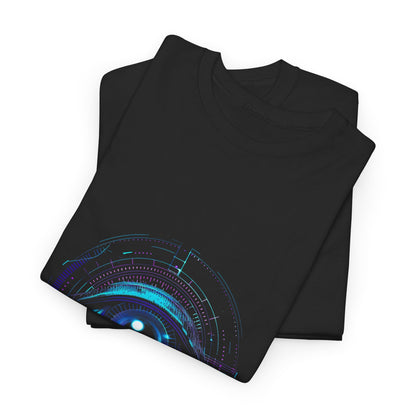 Augmented Reality Eye Cyberpunk Tee – Neon Futuristic Graphic Shirt (Unisex)