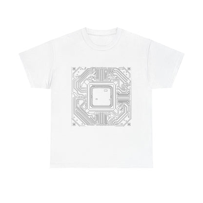 Neon CPU Core Unisex Tech T-Shirt – Programmer Chipset Graphic Tee