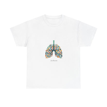 Just Breathe Mindfulness Yoga Tee – Women’s Calming Wellness T-Shirt