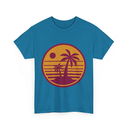Tropic Like It’s Hot Retro Beach Tee – Unisex 80s Summer Vibes T-Shirt