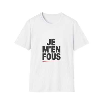 Je M’en Fous Tee – Edgy French Girl T-Shirt