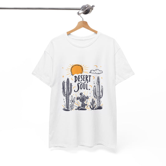 Desert Soul Unisex Nature Tee – Hiking & Camping in the Wild Desert Graphic Shirt