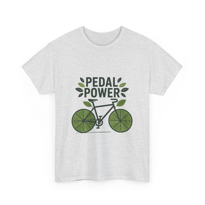 Pedal Power Sustainability T-Shirt – Unisex Eco-Friendly Cycling Tee