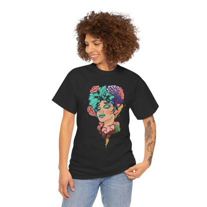 Floral Hair, Don’t Care Women's Summer Vacation Tee – Beach Lifestyle Graphic Shirt