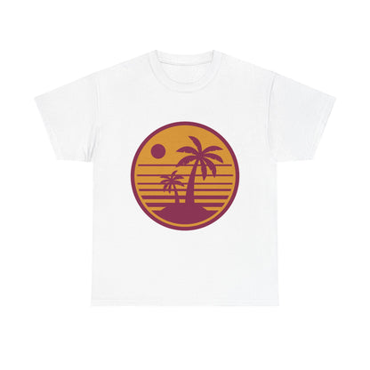 Tropic Like It’s Hot Retro Beach Tee – Unisex 80s Summer Vibes T-Shirt