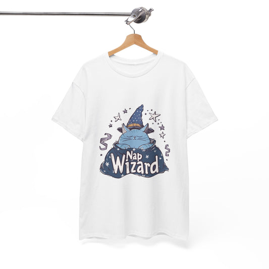 Nap Wizard Funny Cat Nap T-Shirt – Unisex Cozy Kitty Lover Tee