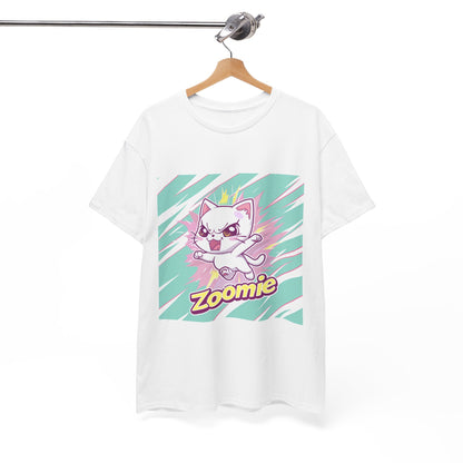 Zoomie Time Cat Zoomies Graphic Tee – Funny Unisex T-Shirt for Cat Parents