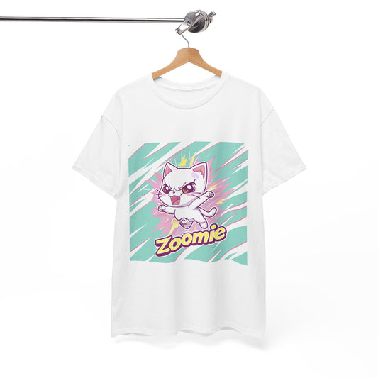 Zoomie Time Cat Zoomies Graphic Tee – Funny Unisex T-Shirt for Cat Parents