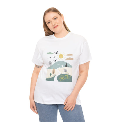 Nature Is My Therapy Unisex Hiking T-Shirt – Camp, Explore & Heal Tee