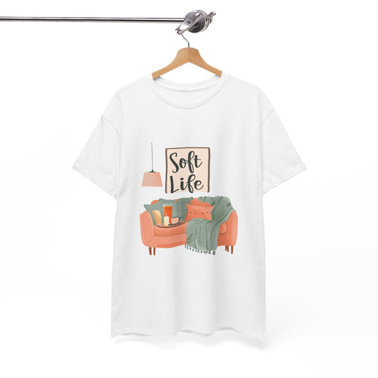 Soft Life Slow Living Tee – Women's Anti-Hustle Lifestyle T-Shirt