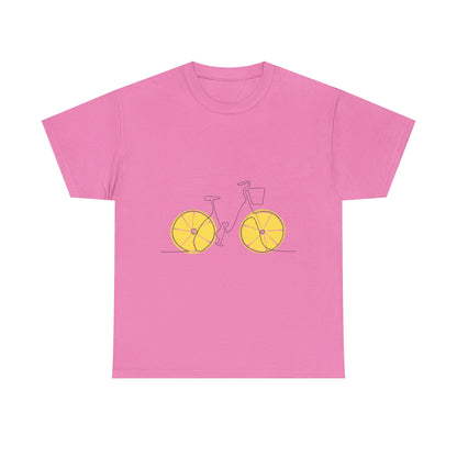 Lemonade, Locks & Pedal Power Women's Summer Vacation Tee – Relaxed Beach Style Shirt
