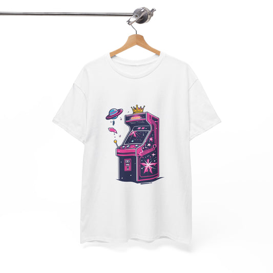 Arcade King 80s Gamer Graphic Tee – Unisex Retro Arcade T-Shirt